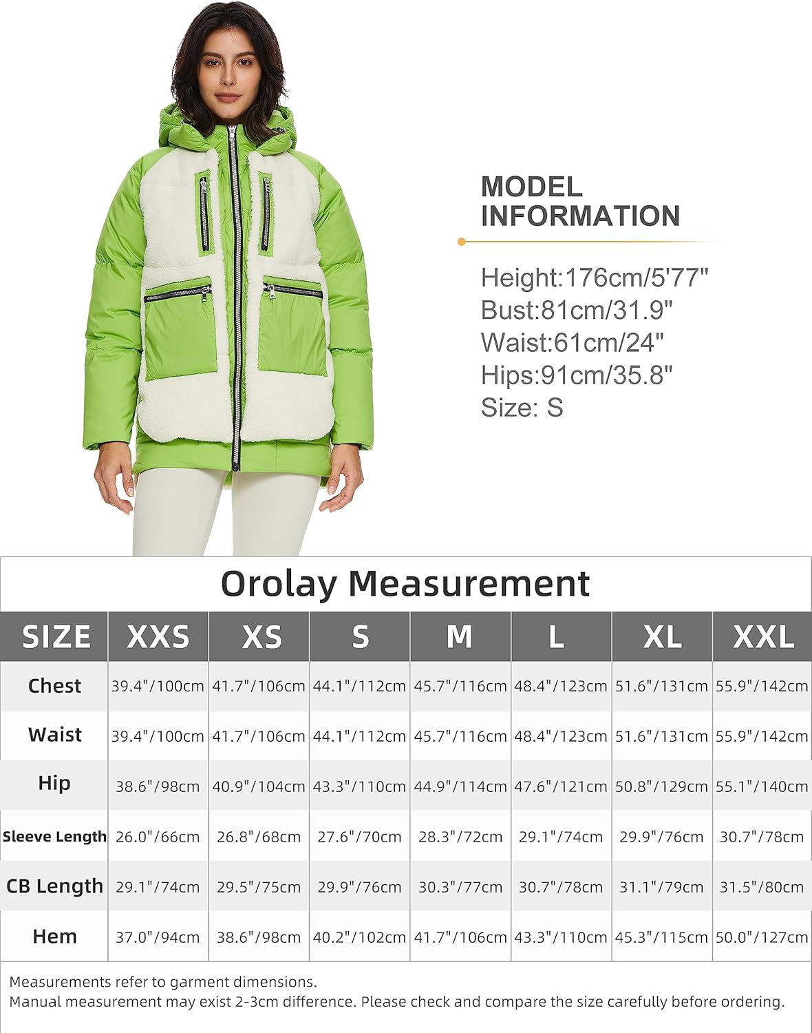 Women’s Thickened Hooded Down Coat Winter Puffer Jacket