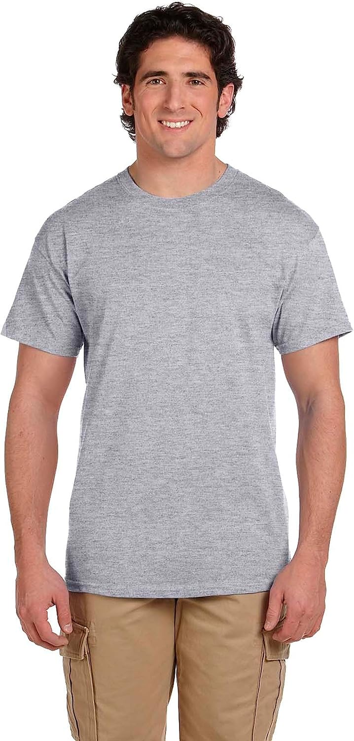 Men's Crew Tee Undershirts Moisture Wicking & Tag Free Comfy Outfits