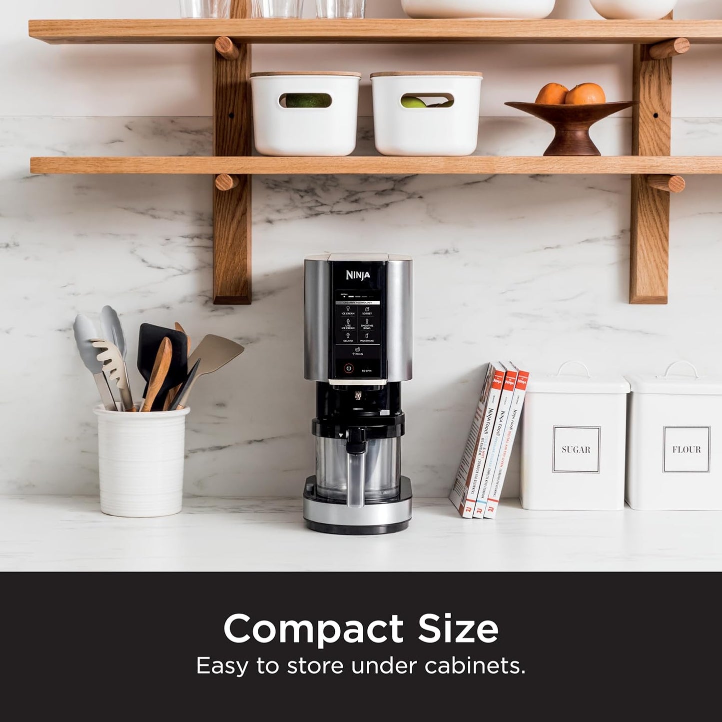 Ninja NC301 CREAMi Ice Cream Maker, for Gelato, Mix-ins, Milkshakes, Sorbet, Smoothie Bowls & More