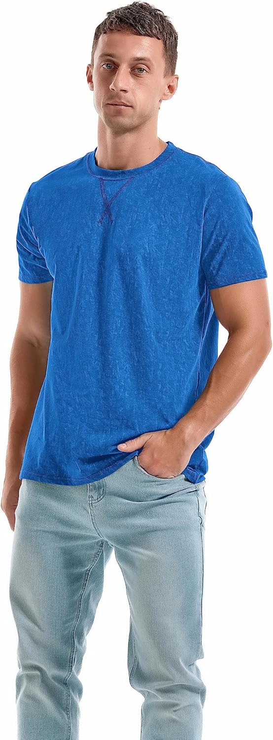 Men's T-Shirts Premium Cotton Crew Neck Tees