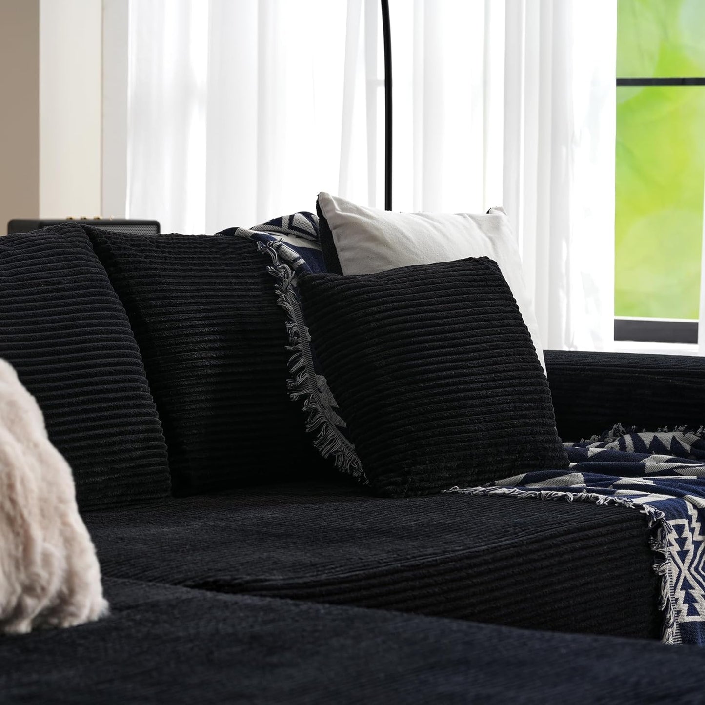 104" Cloud Sectional Couch with L-Shape Chaise