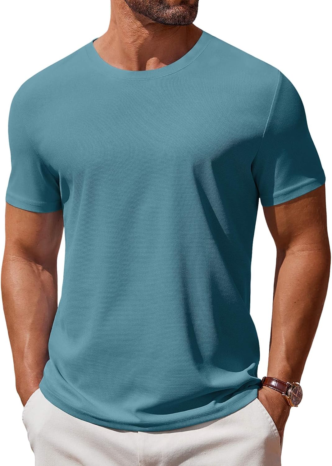T Shirt Short Sleeve Crew Neck T-Shirt Casual Summer Basic Tee Shirts