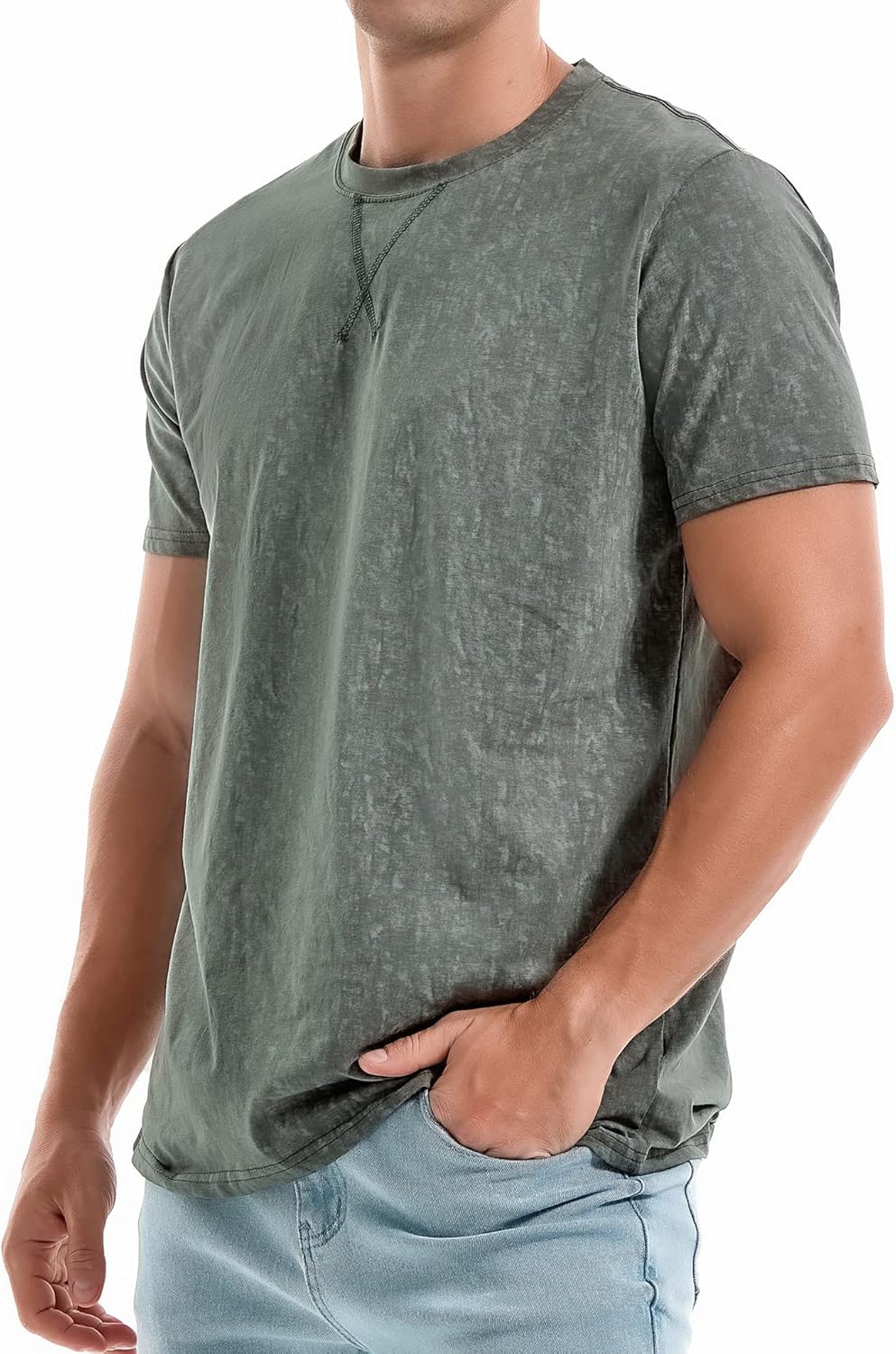 Men's T-Shirts Premium Cotton Crew Neck Tees