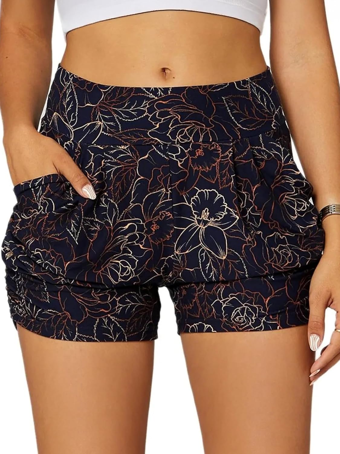 Women’s Shorts with Pockets Ultra Soft Stretch