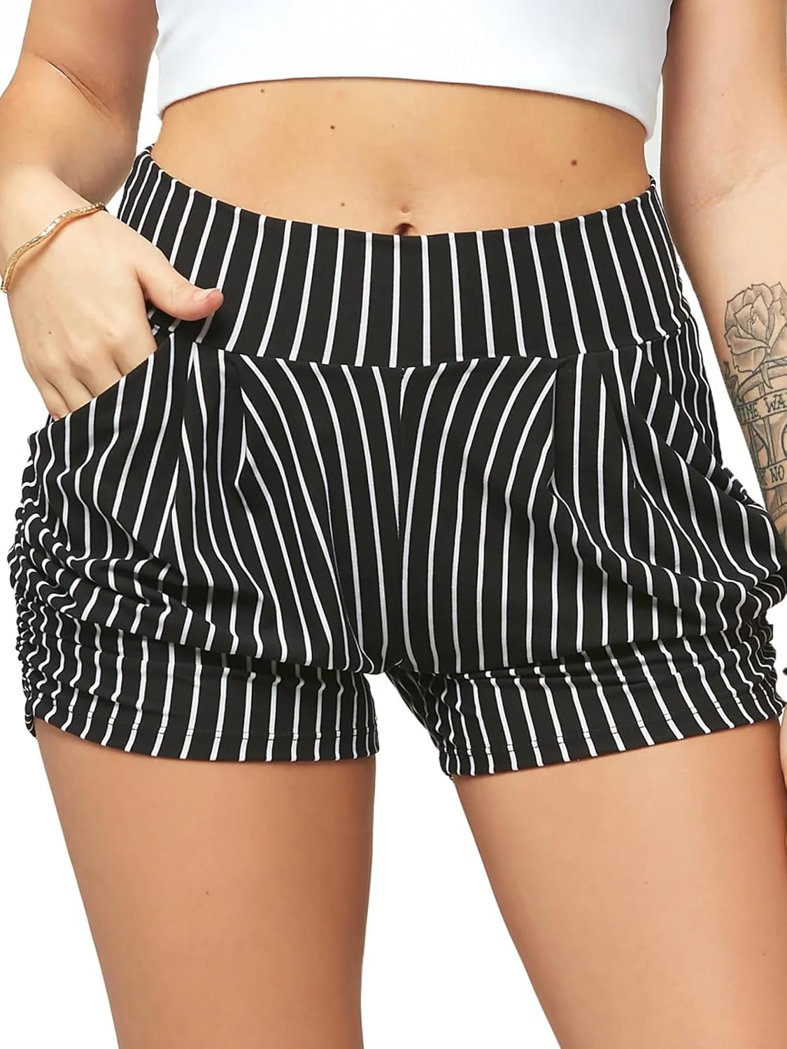 Women’s Shorts with Pockets Ultra Soft Stretch