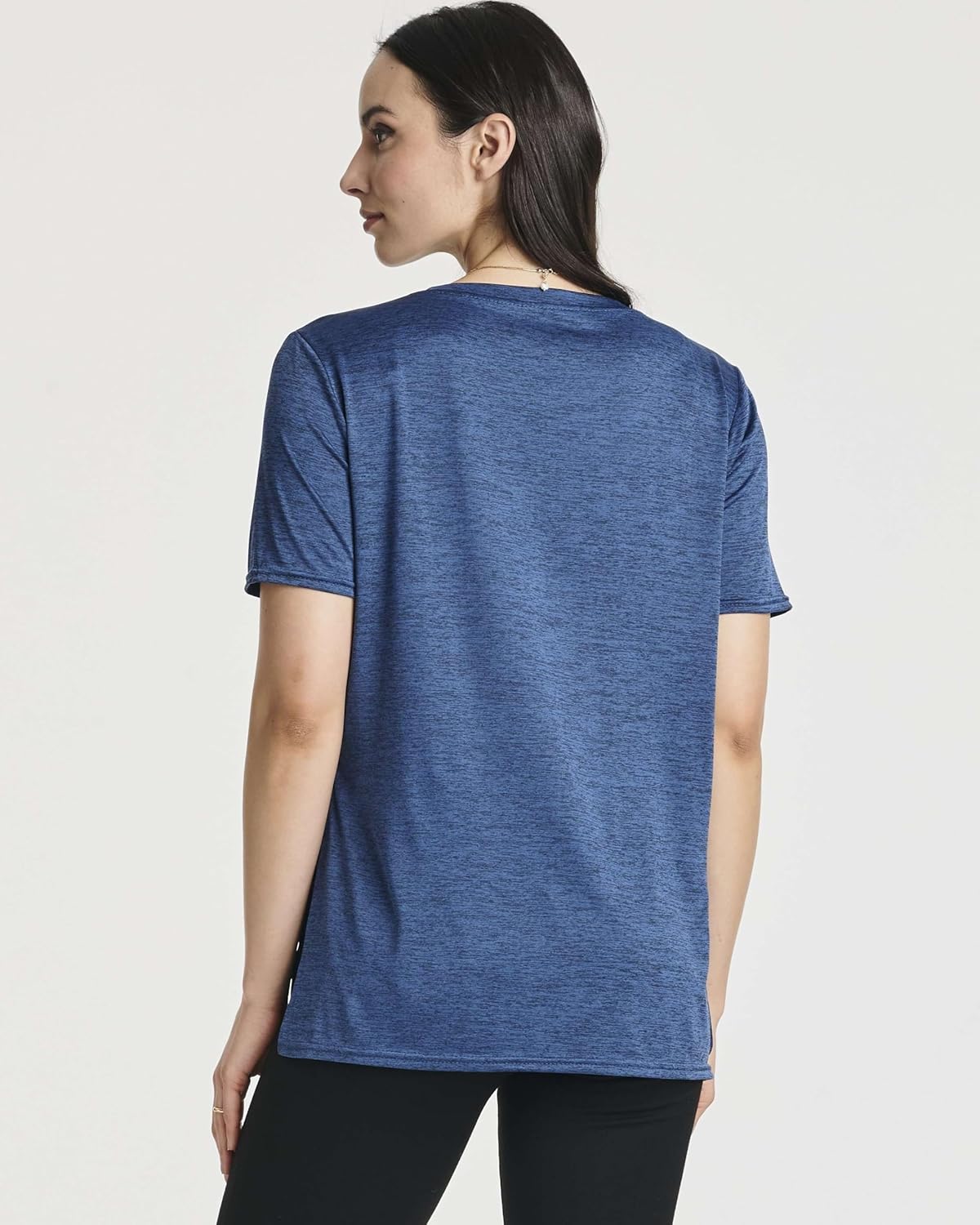 Real Essentials 5 Pack: Women's Short Sleeve Active Workout T-Shirts