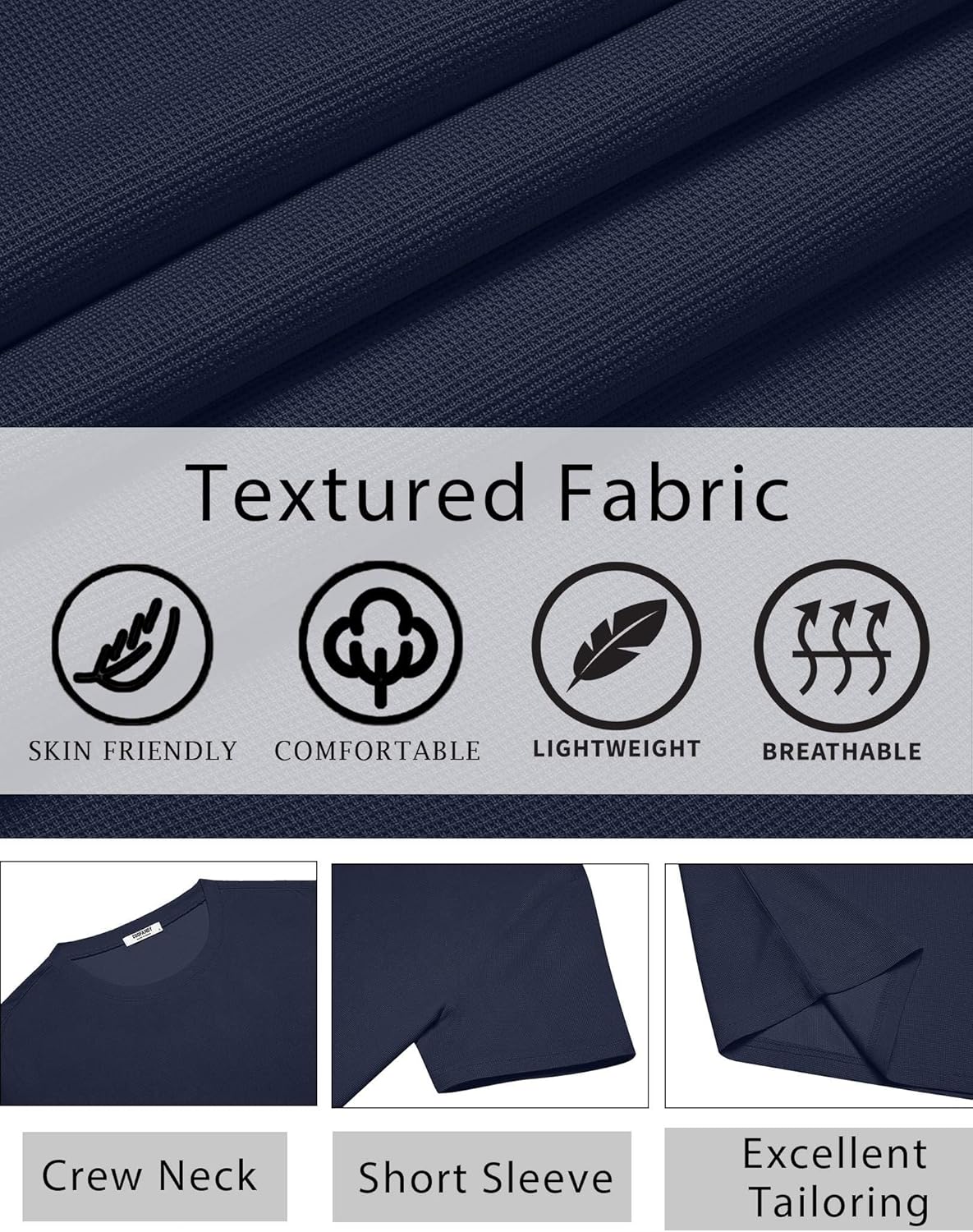 T Shirt Short Sleeve Crew Neck T-Shirt Casual Summer Basic Tee Shirts