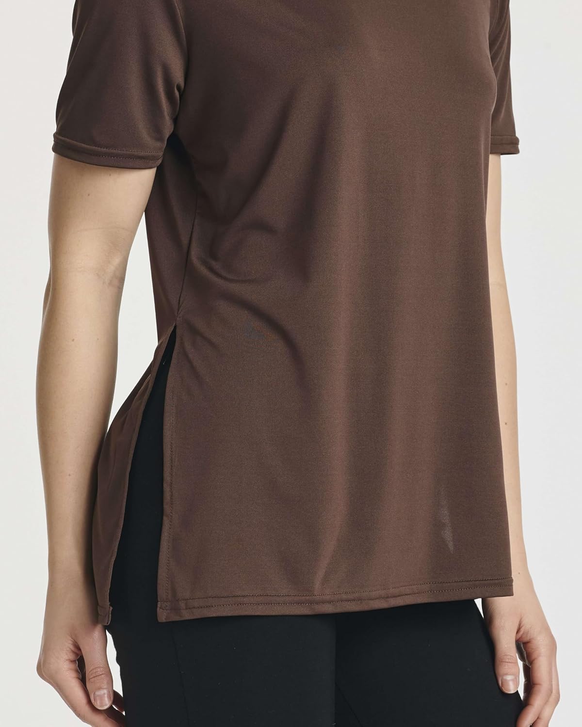 Real Essentials 5 Pack: Women's Short Sleeve Active Workout T-Shirts