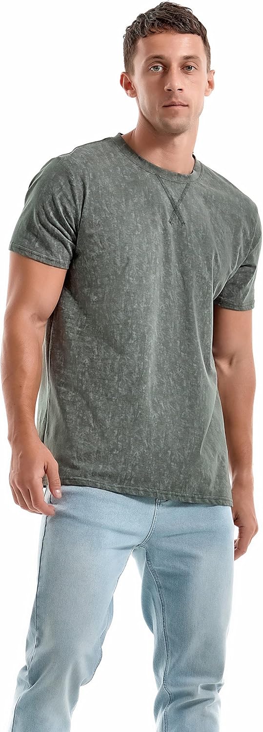 Men's T-Shirts Premium Cotton Crew Neck Tees