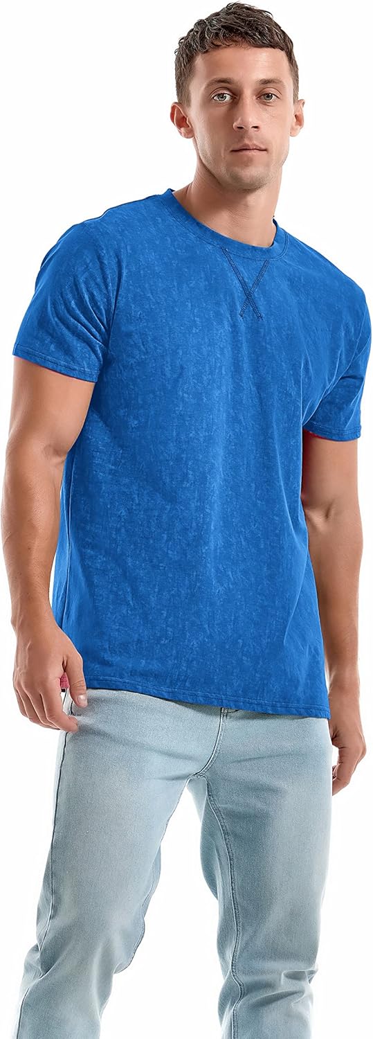 Men's T-Shirts Premium Cotton Crew Neck Tees