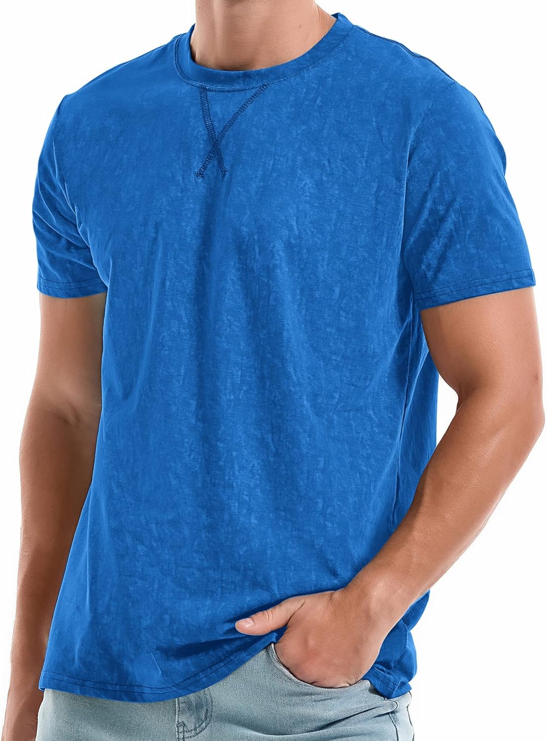 Men's T-Shirts Premium Cotton Crew Neck Tees