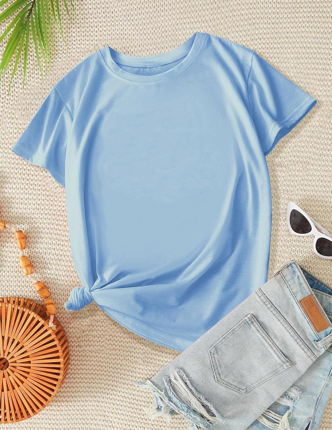 Women's T Shirts Crewneck Short Sleeve Shirt
