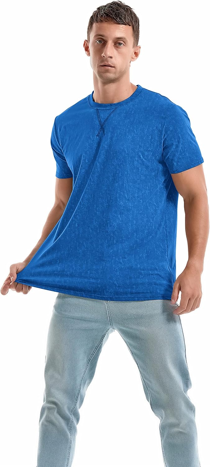 Men's T-Shirts Premium Cotton Crew Neck Tees