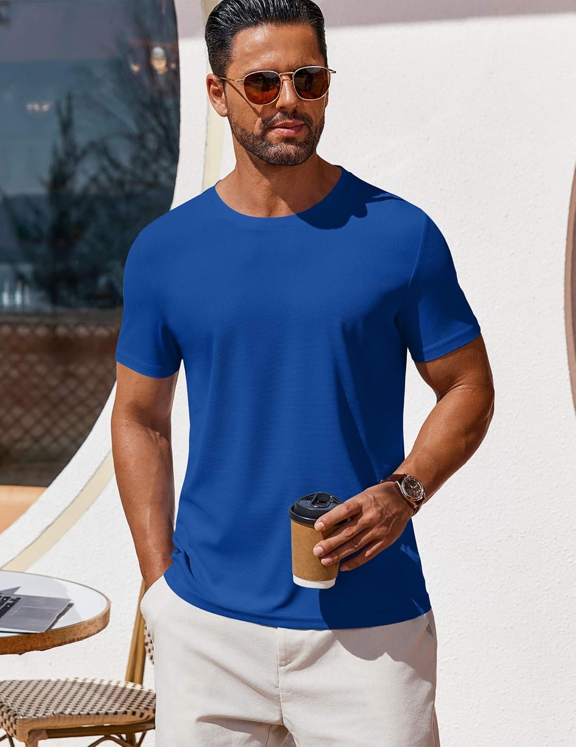 T Shirt Short Sleeve Crew Neck T-Shirt Casual Summer Basic Tee Shirts
