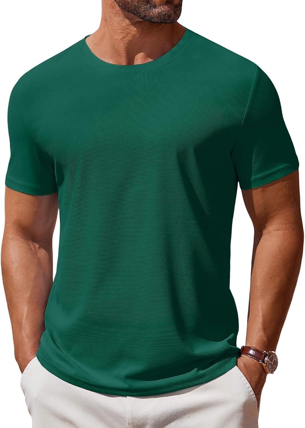 T Shirt Short Sleeve Crew Neck T-Shirt Casual Summer Basic Tee Shirts