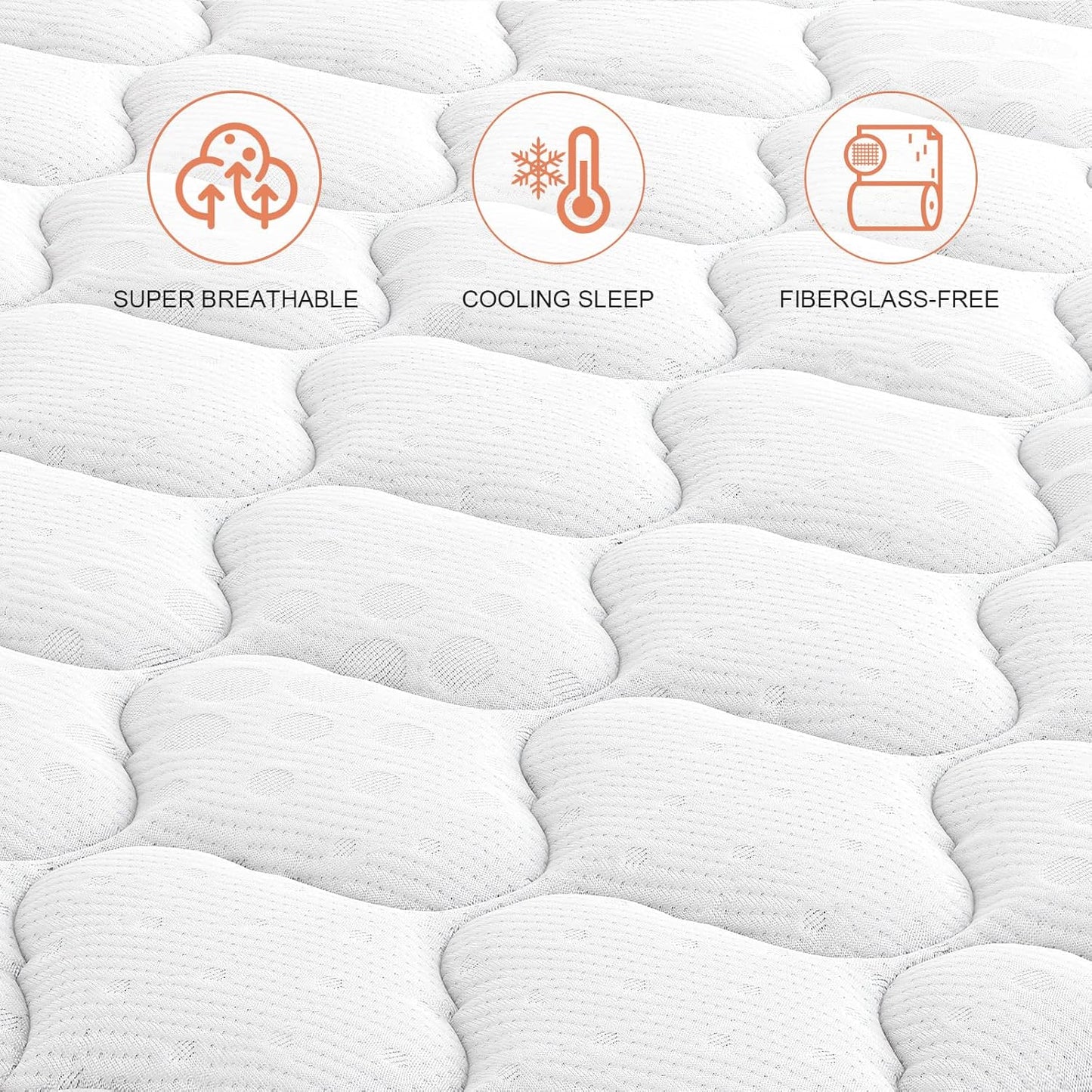 10 Inch Hybrid Mattress in a Box with Memory Foam