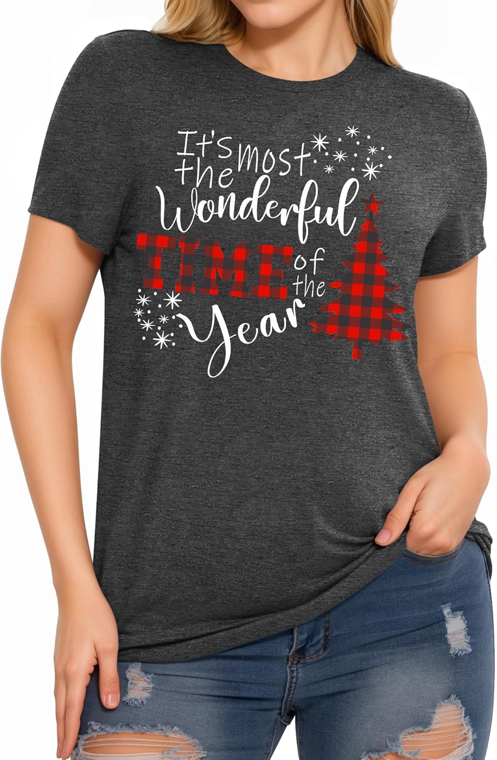 Short Sleeve Crew Neck Casual Shirts Basic Tee Summer Tops