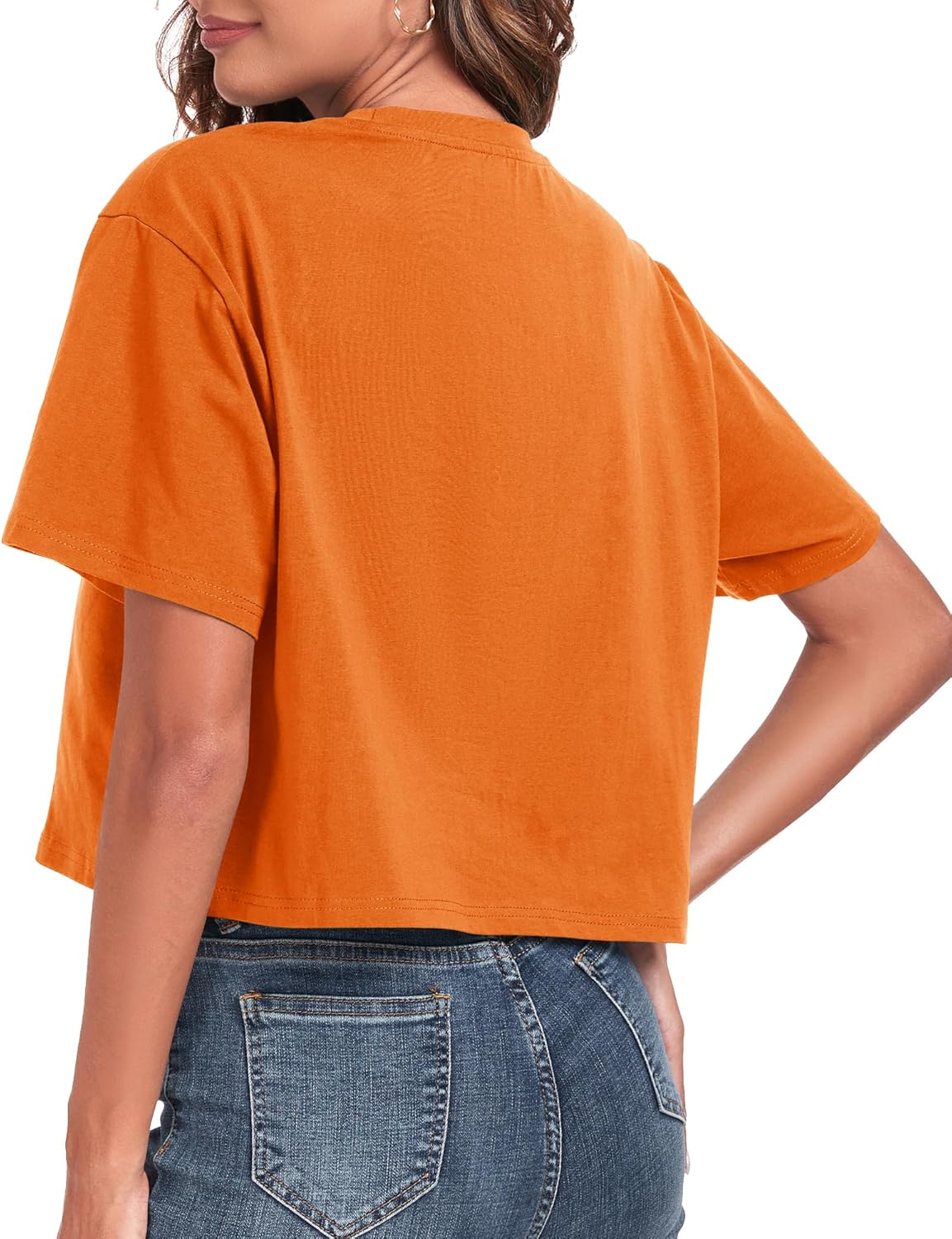 Women's Oversized Workout Cropped T Shirts