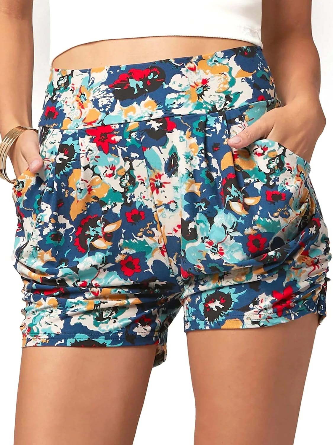 Women’s Shorts with Pockets Ultra Soft Stretch
