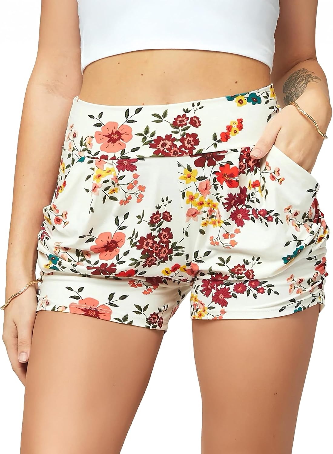 Women’s Shorts with Pockets Ultra Soft Stretch