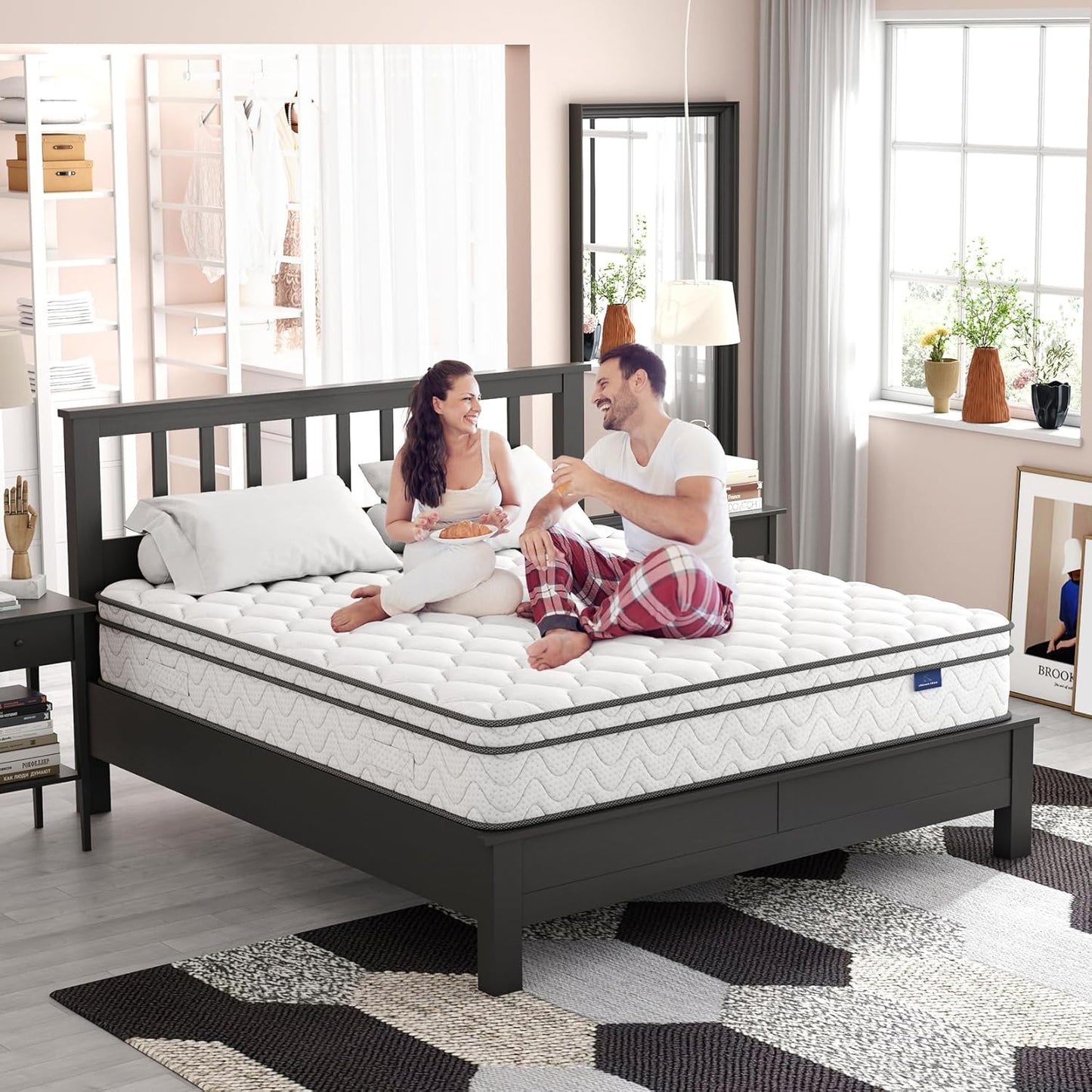 10 Inch Hybrid Mattress in a Box with Memory Foam