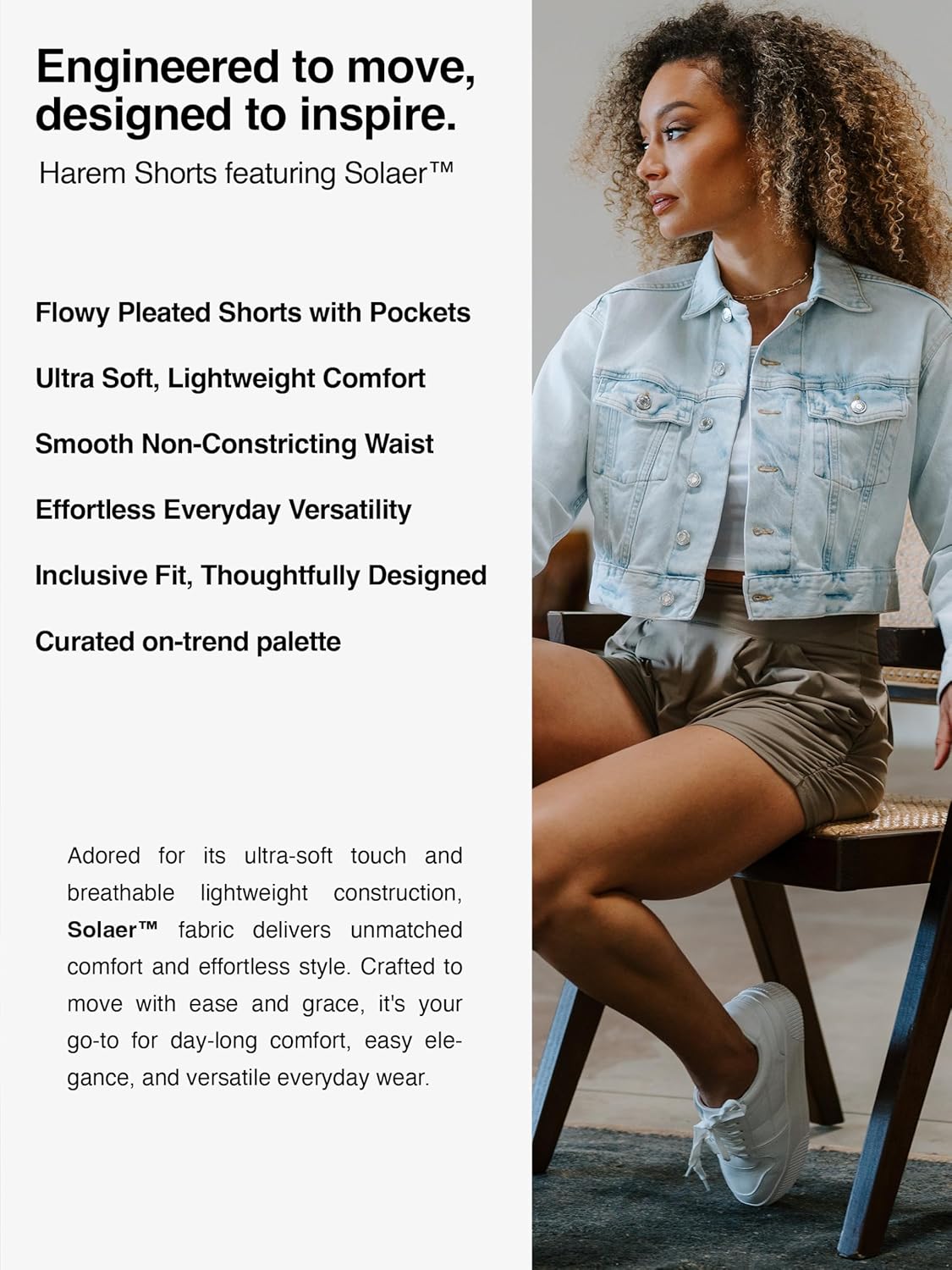 Women’s Shorts with Pockets Ultra Soft Stretch