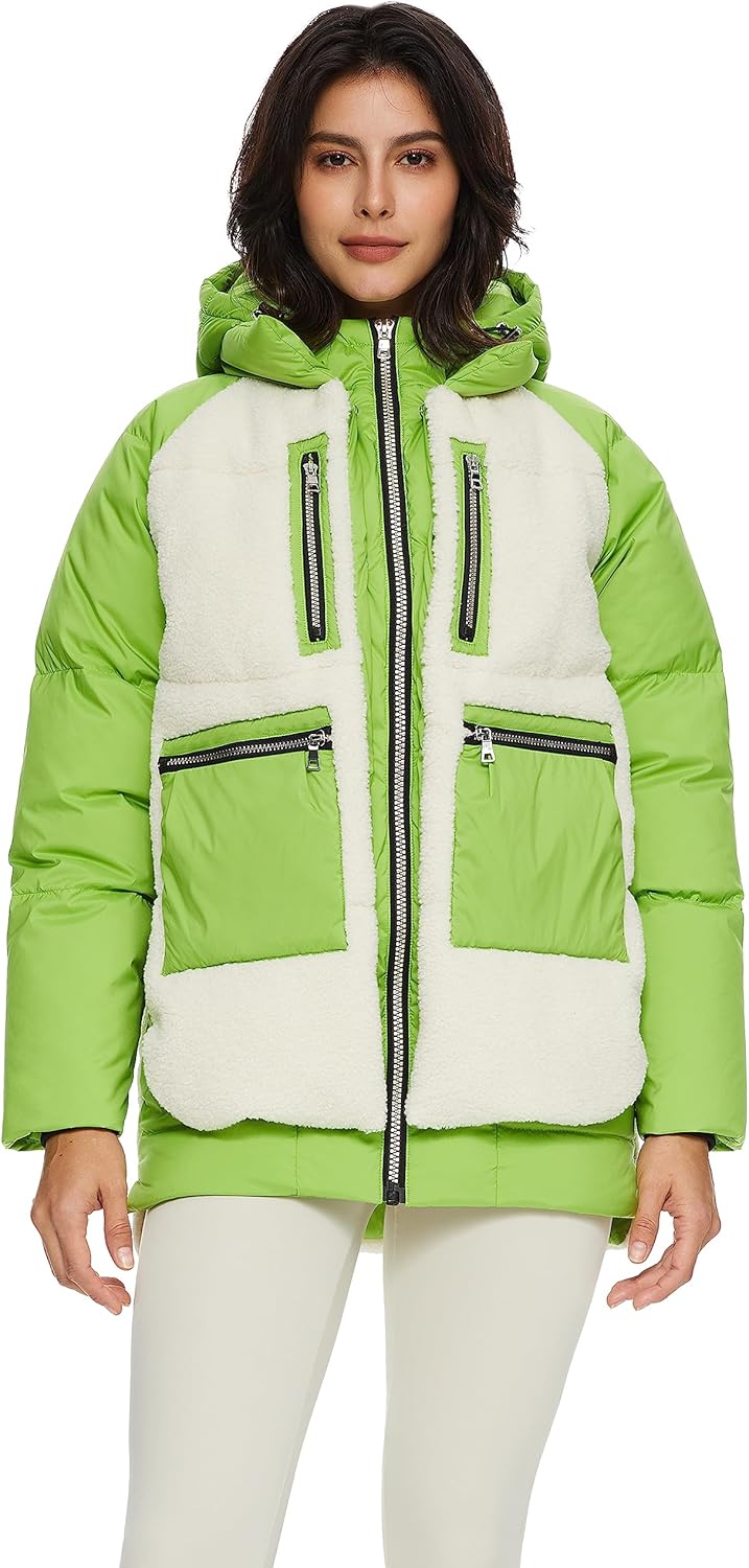 Women’s Thickened Hooded Down Coat Winter Puffer Jacket