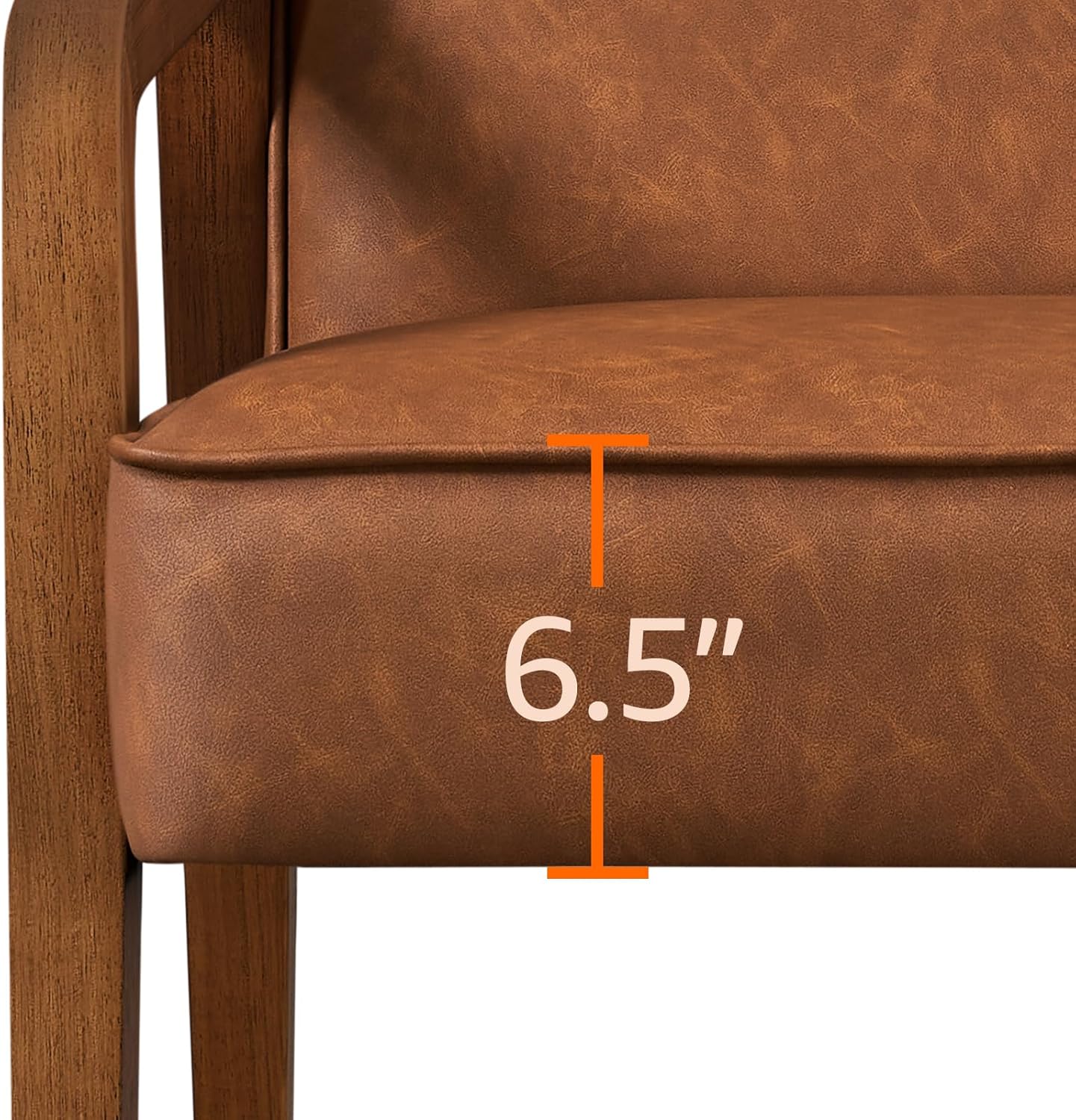Yaheetech Accent Chair Armchair with Strong Wood Frame