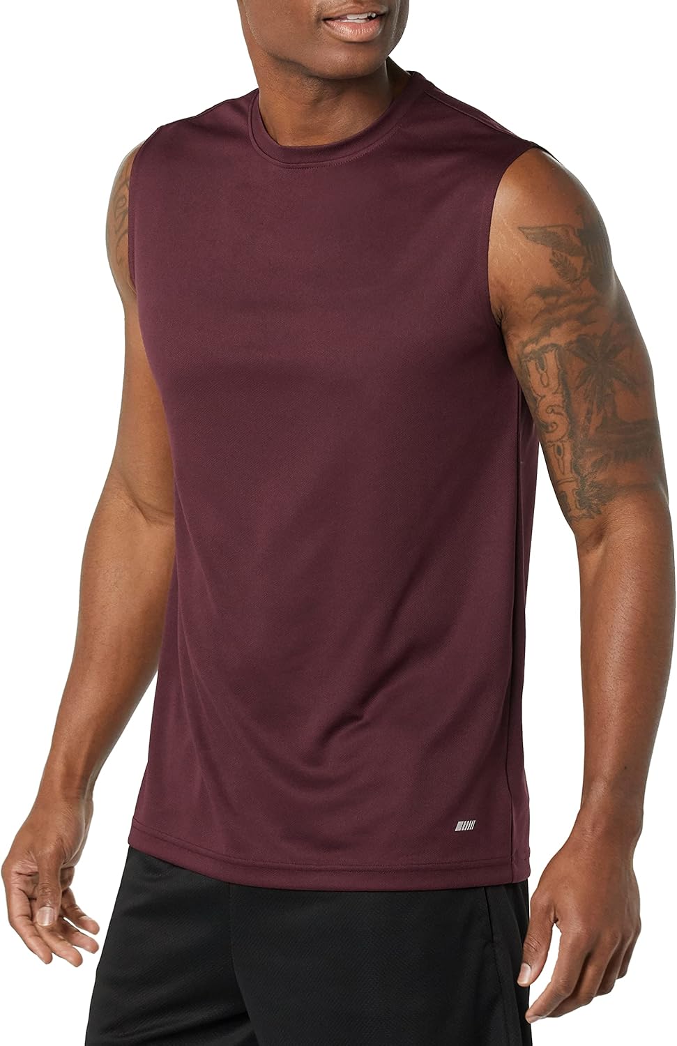 Essentials Men's Active Performance Tech Muscle Tank Pack of 2