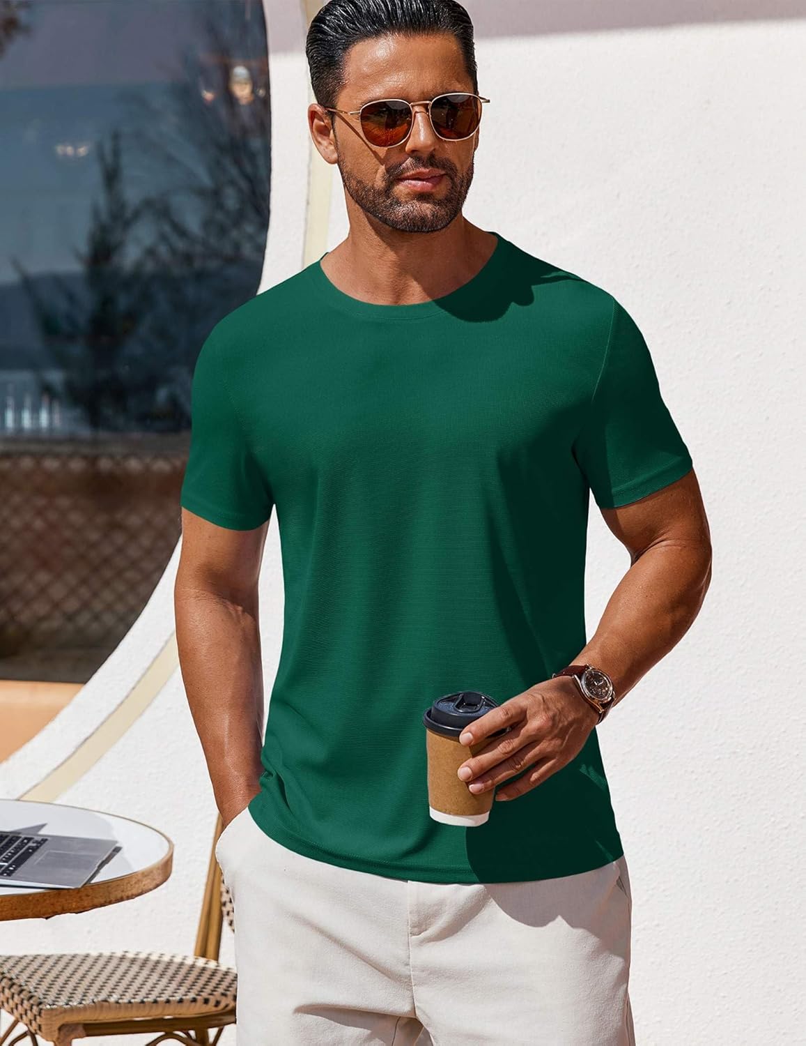 T Shirt Short Sleeve Crew Neck T-Shirt Casual Summer Basic Tee Shirts