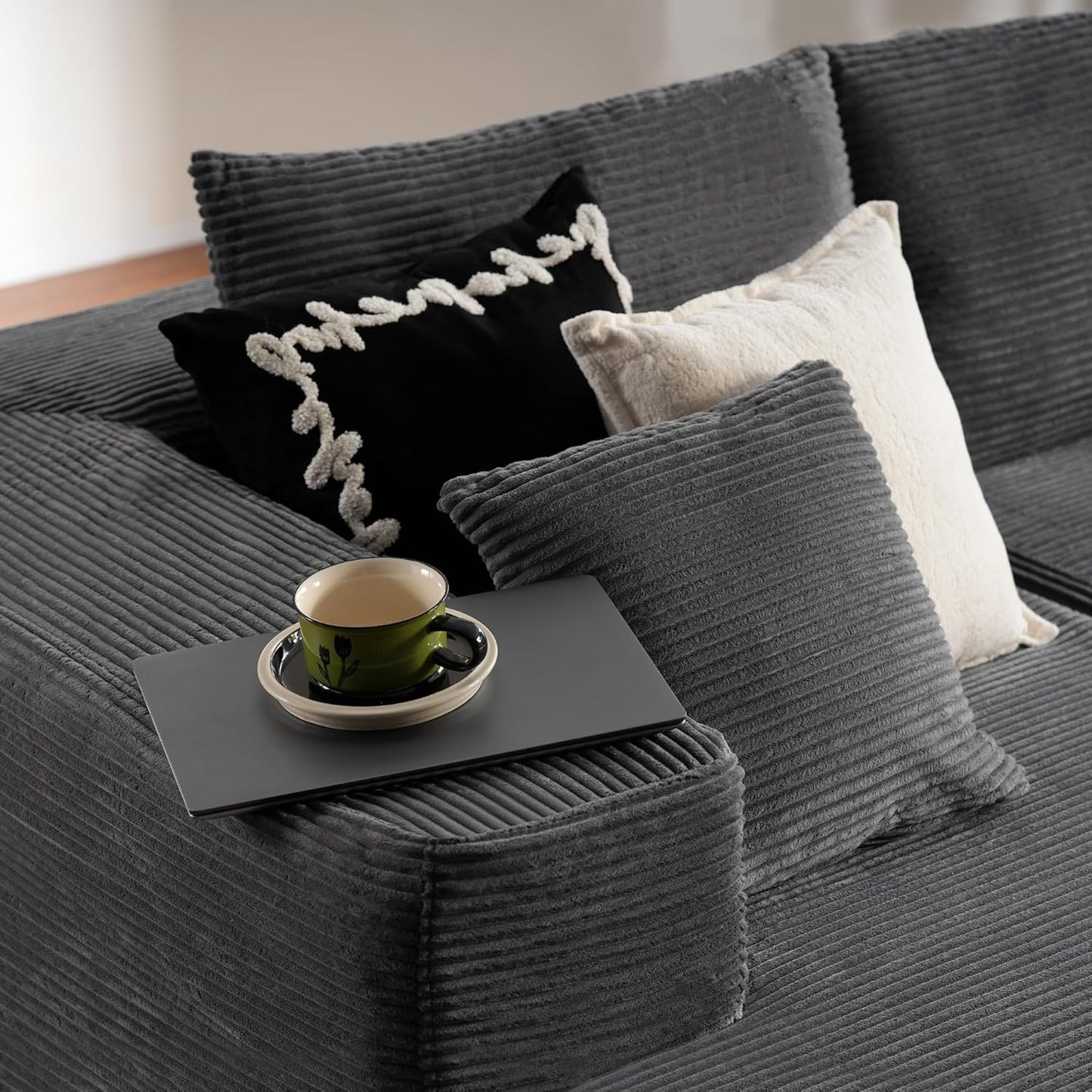 104" Cloud Sectional Couch with L-Shape Chaise