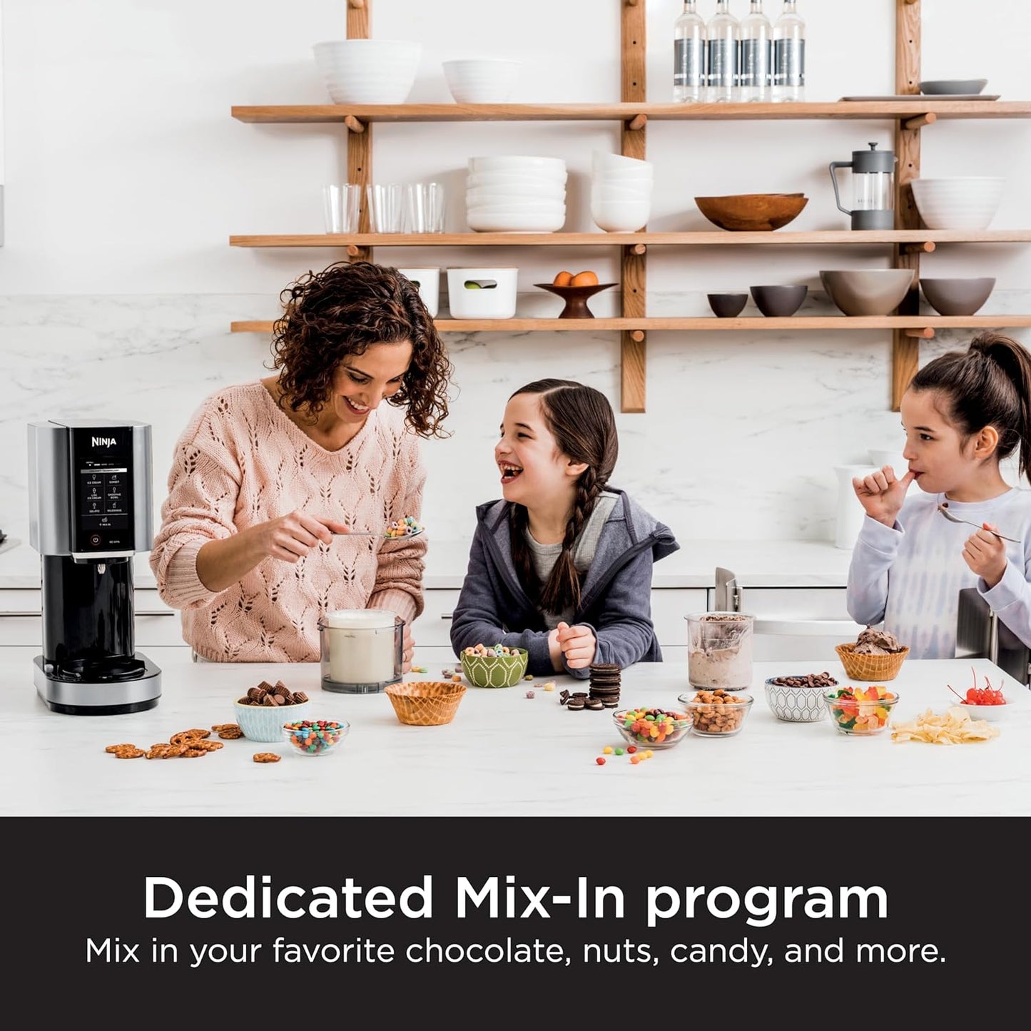 Ninja NC301 CREAMi Ice Cream Maker, for Gelato, Mix-ins, Milkshakes, Sorbet, Smoothie Bowls & More