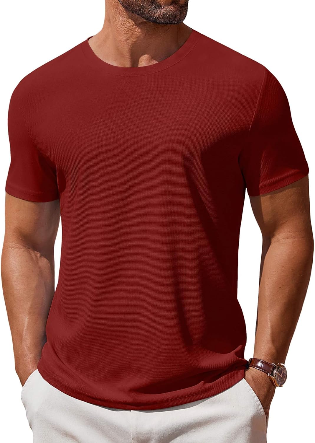 T Shirt Short Sleeve Crew Neck T-Shirt Casual Summer Basic Tee Shirts