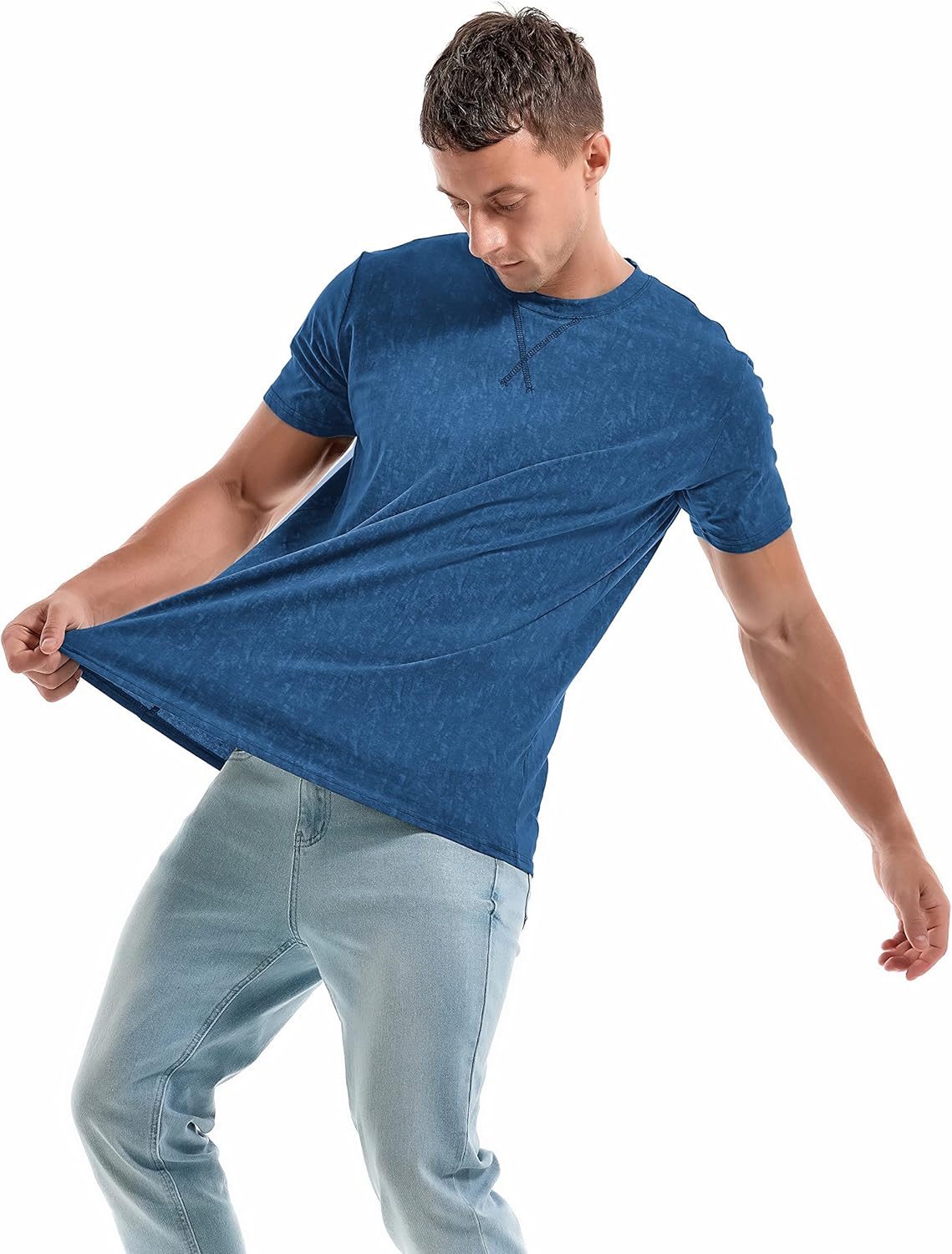 Men's T-Shirts Premium Cotton Crew Neck Tees