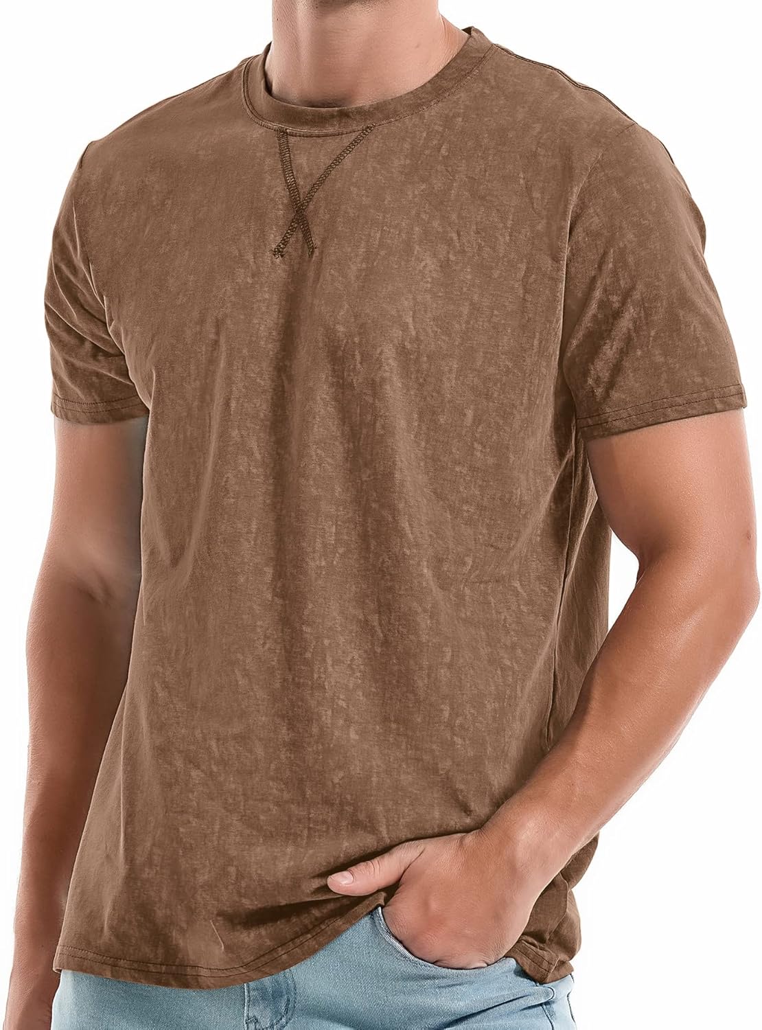 Men's T-Shirts Premium Cotton Crew Neck Tees
