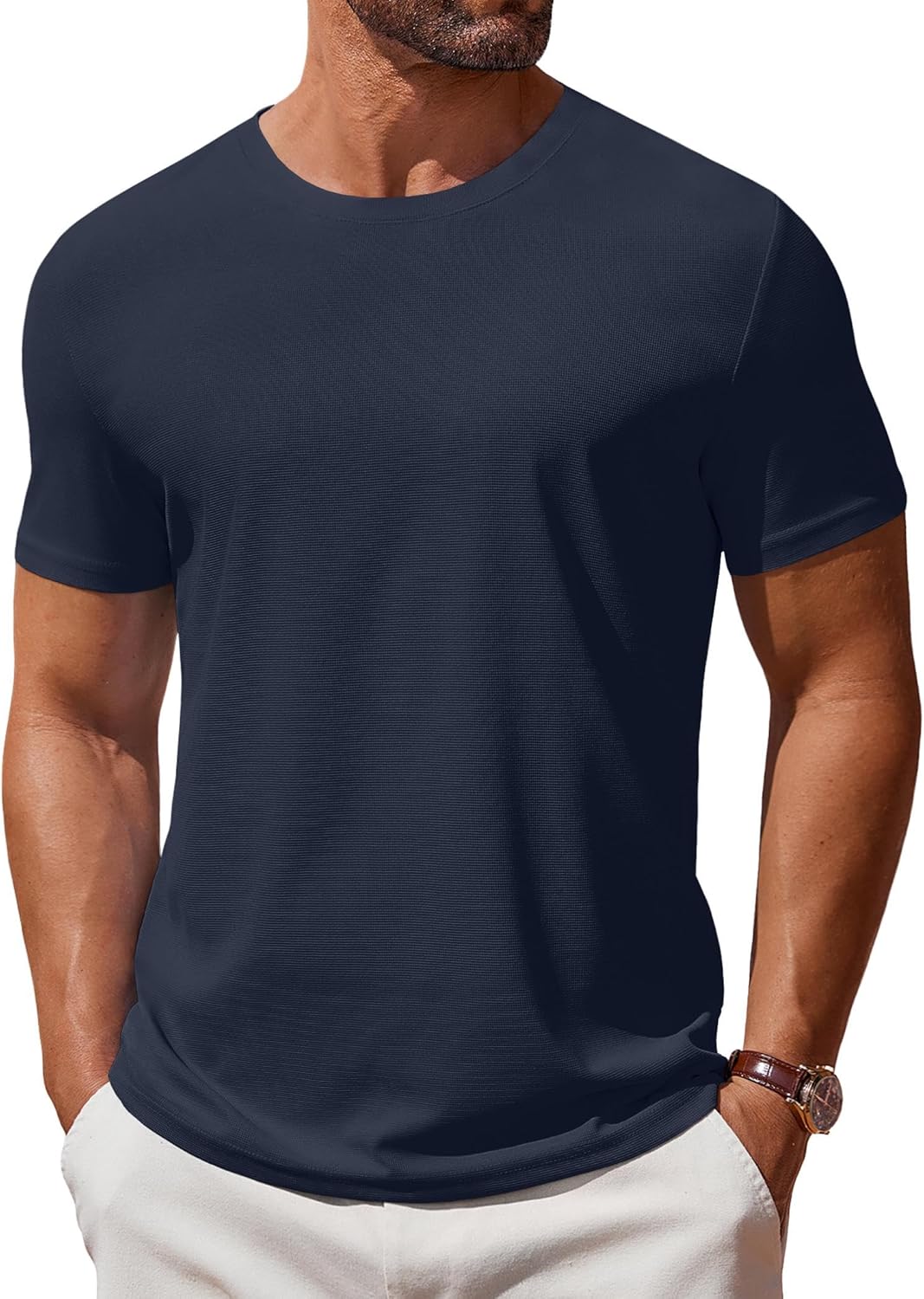 T Shirt Short Sleeve Crew Neck T-Shirt Casual Summer Basic Tee Shirts