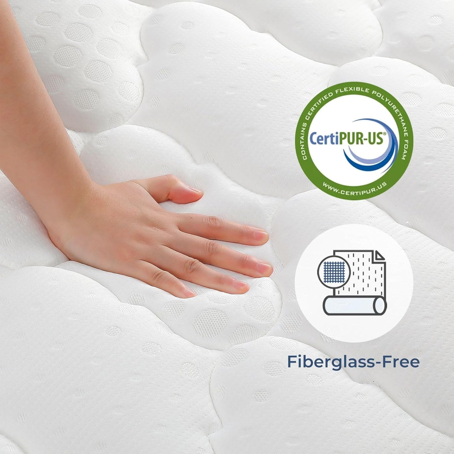 10 Inch Hybrid Mattress in a Box with Memory Foam