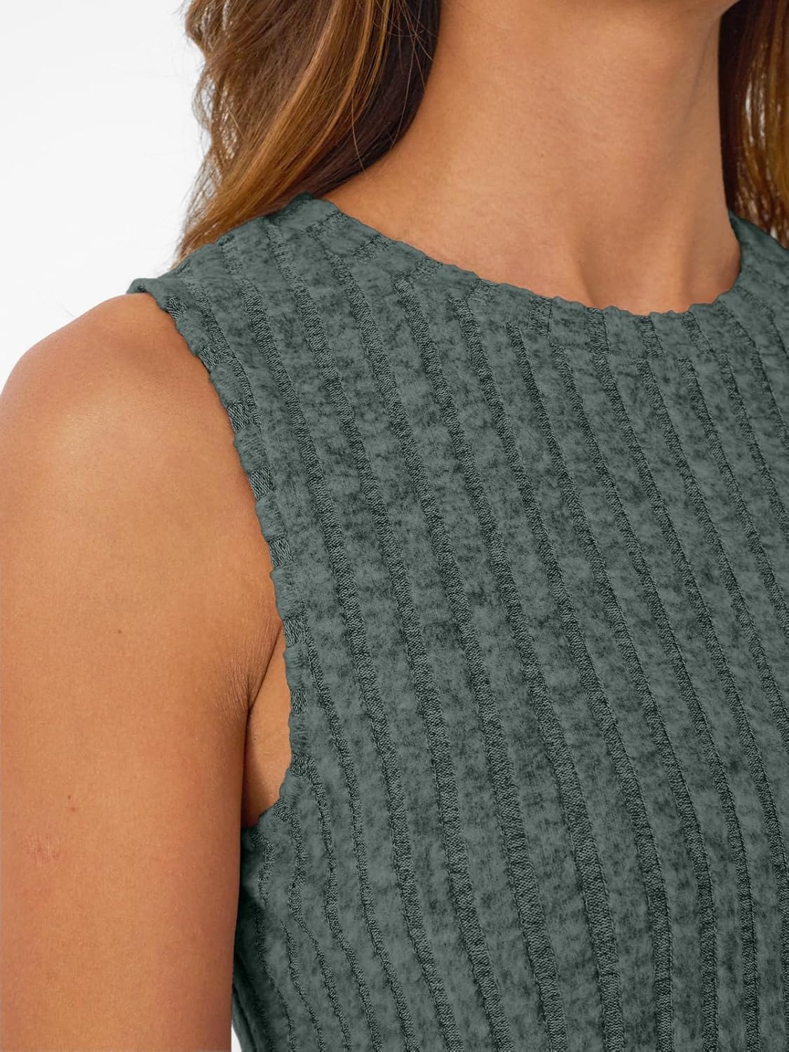 Womens Tank Tops Sleeveless Tunic Summer Basic Soft Casual Trendy Vacation Outfits