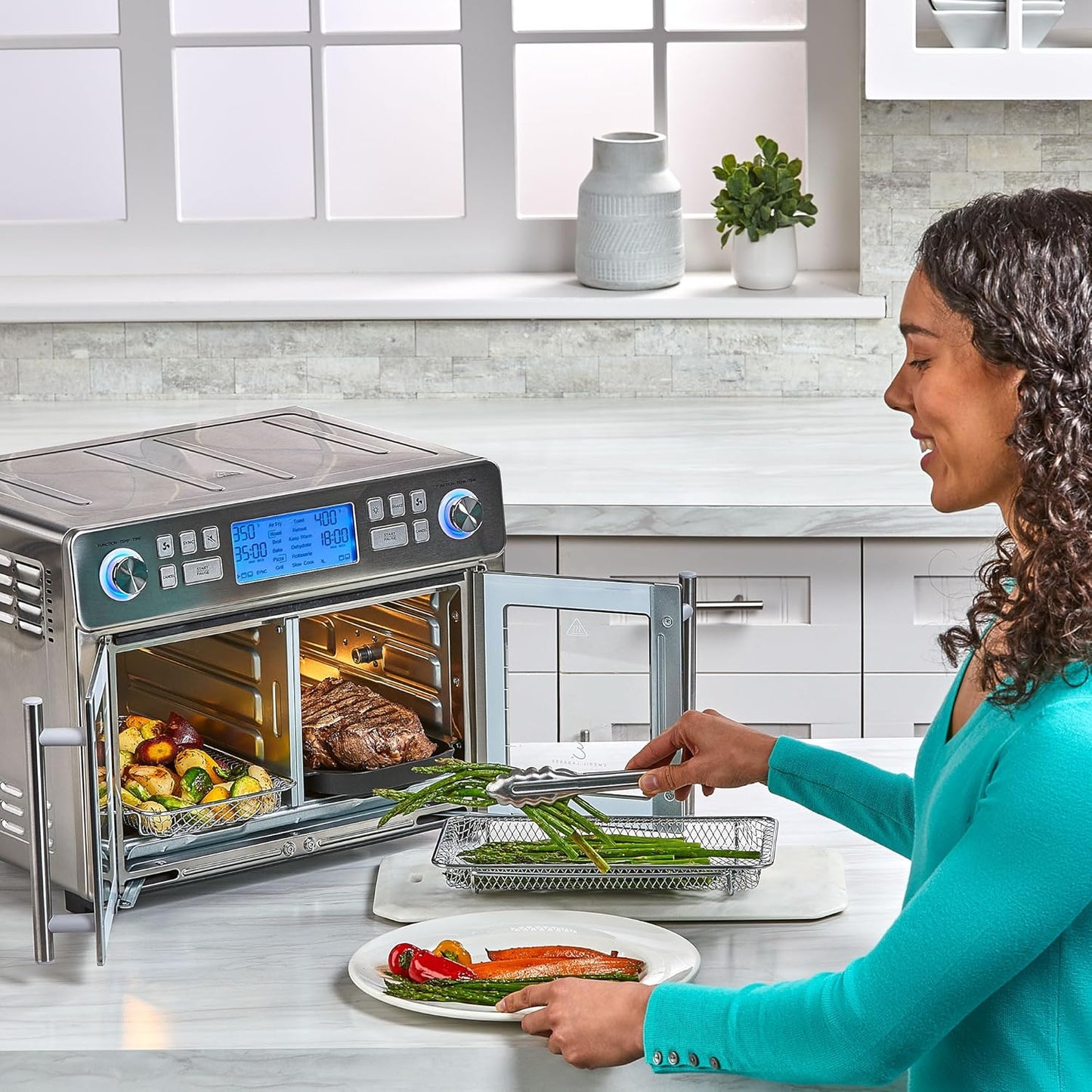 Emeril Dual Zone 360 Air Fryer Oven Combo with French Door