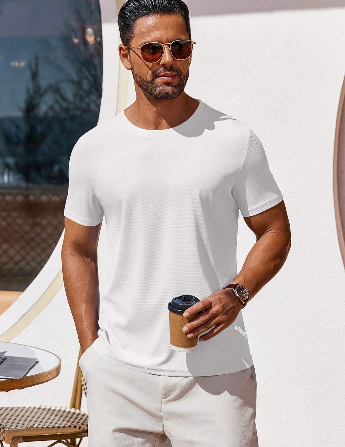 T Shirt Short Sleeve Crew Neck T-Shirt Casual Summer Basic Tee Shirts