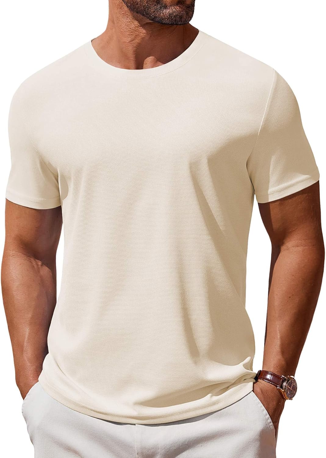 T Shirt Short Sleeve Crew Neck T-Shirt Casual Summer Basic Tee Shirts