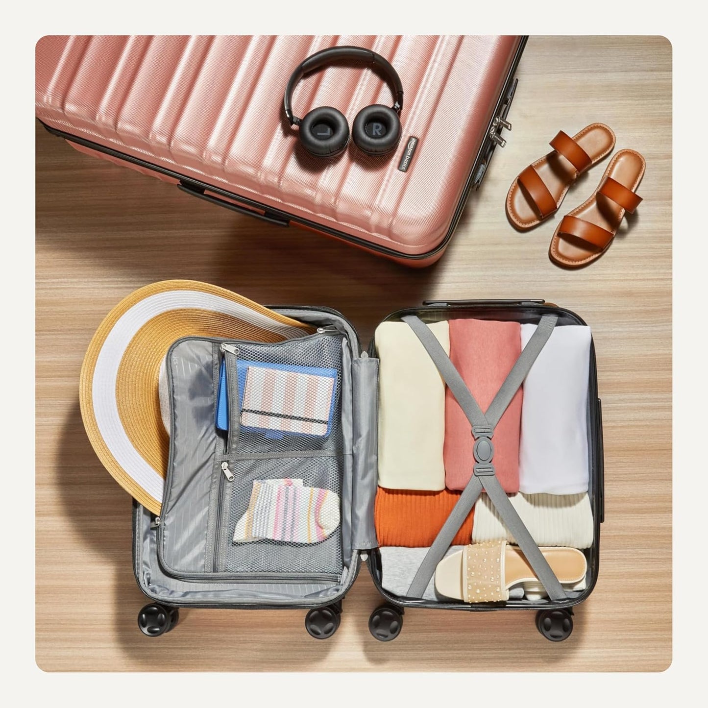 26" Hardside Medium Checked Luggage