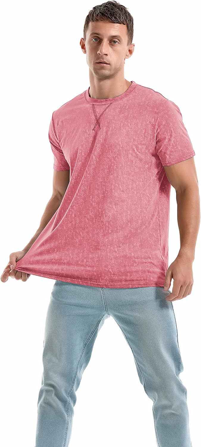 Men's T-Shirts Premium Cotton Crew Neck Tees