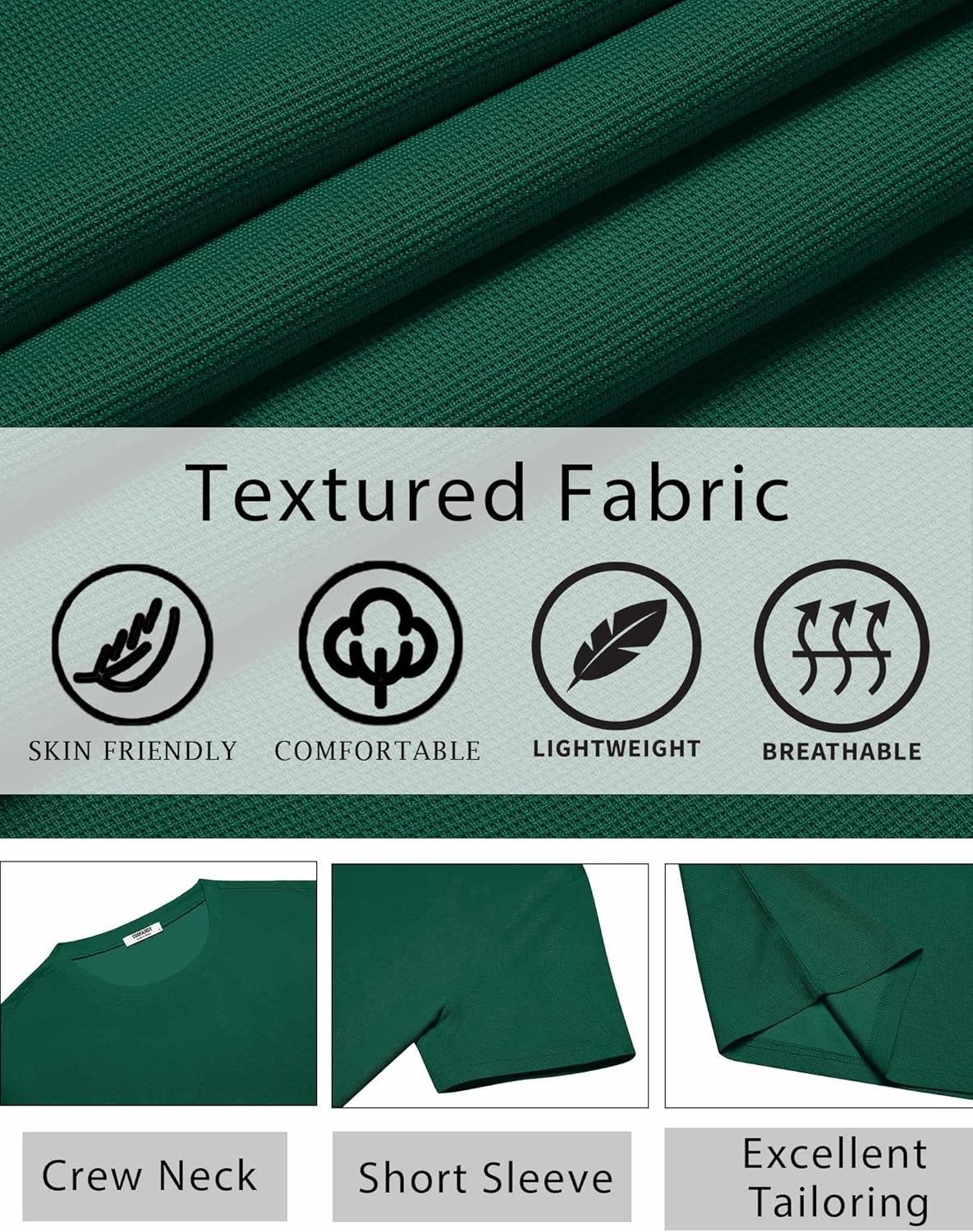 T Shirt Short Sleeve Crew Neck T-Shirt Casual Summer Basic Tee Shirts
