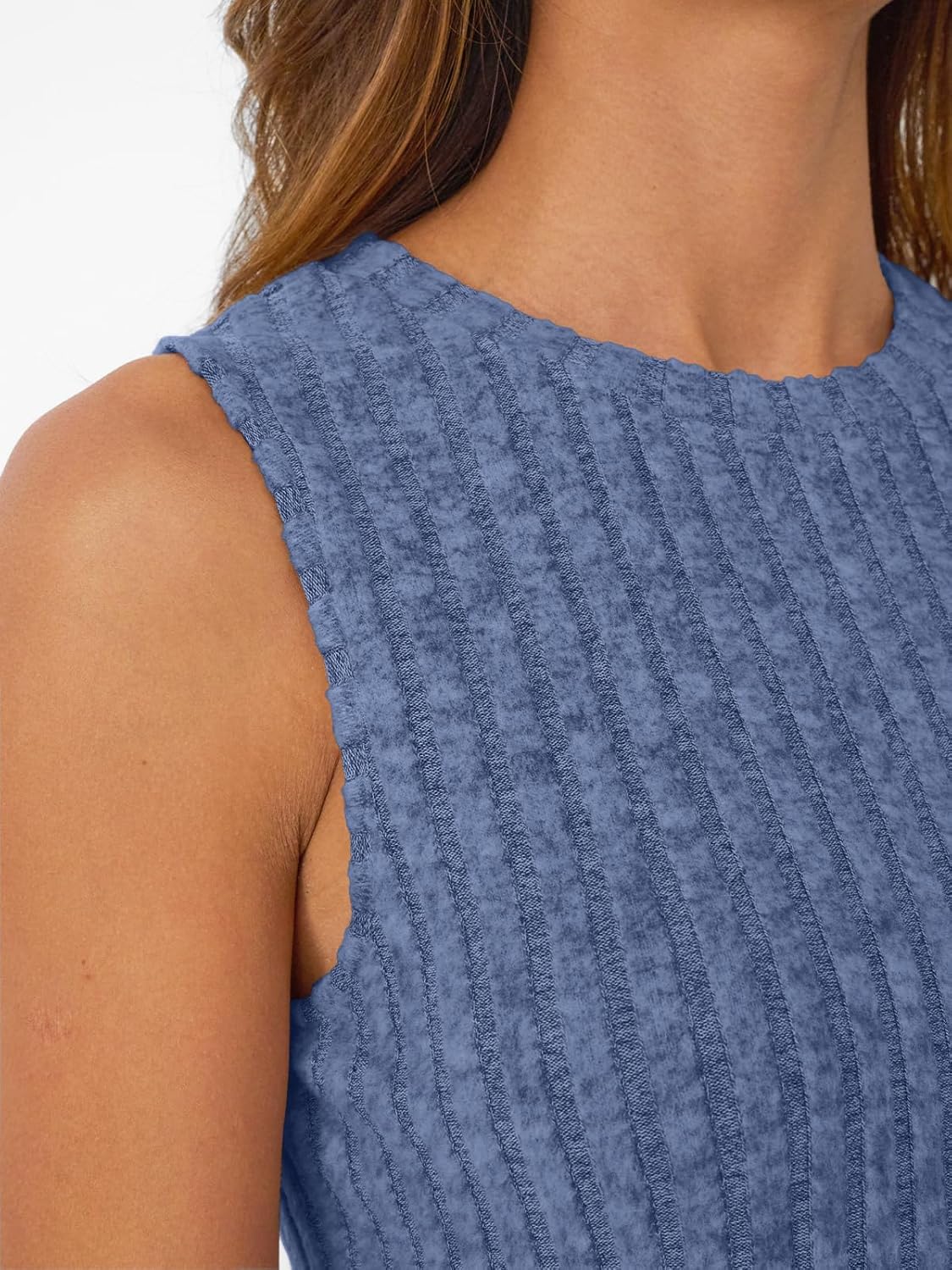Womens Tank Tops Sleeveless Tunic Summer Basic Soft Casual Trendy Vacation Outfits