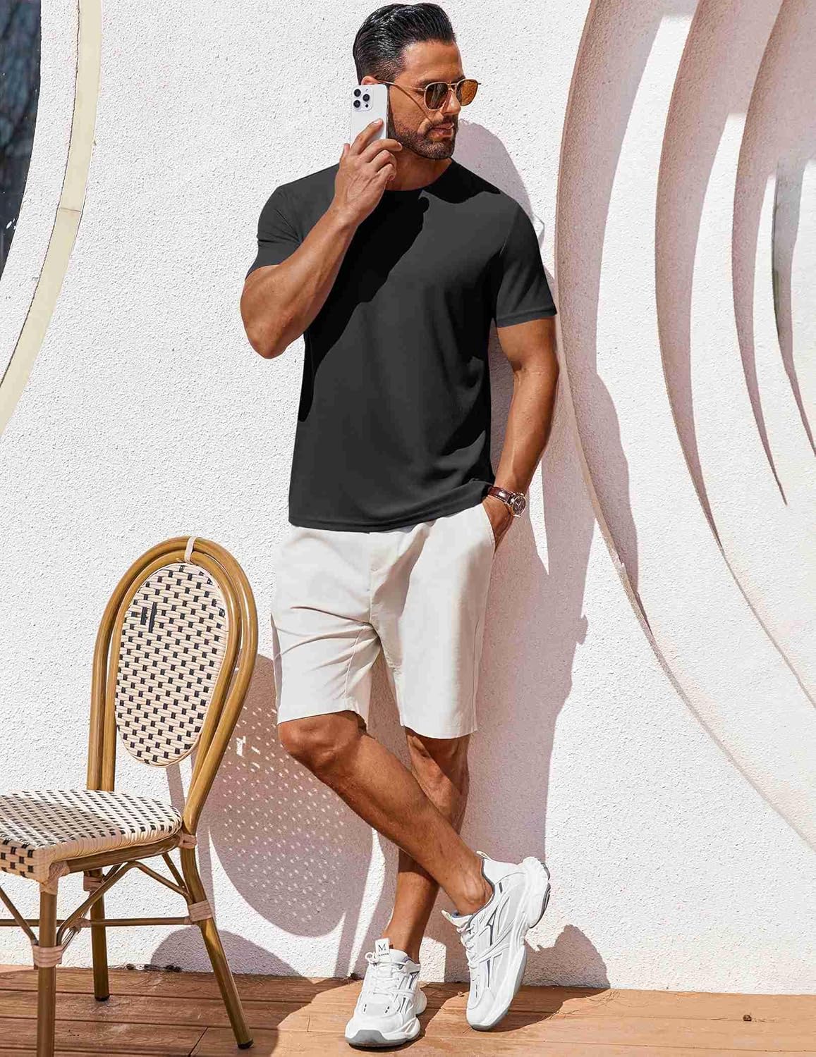 T Shirt Short Sleeve Crew Neck T-Shirt Casual Summer Basic Tee Shirts