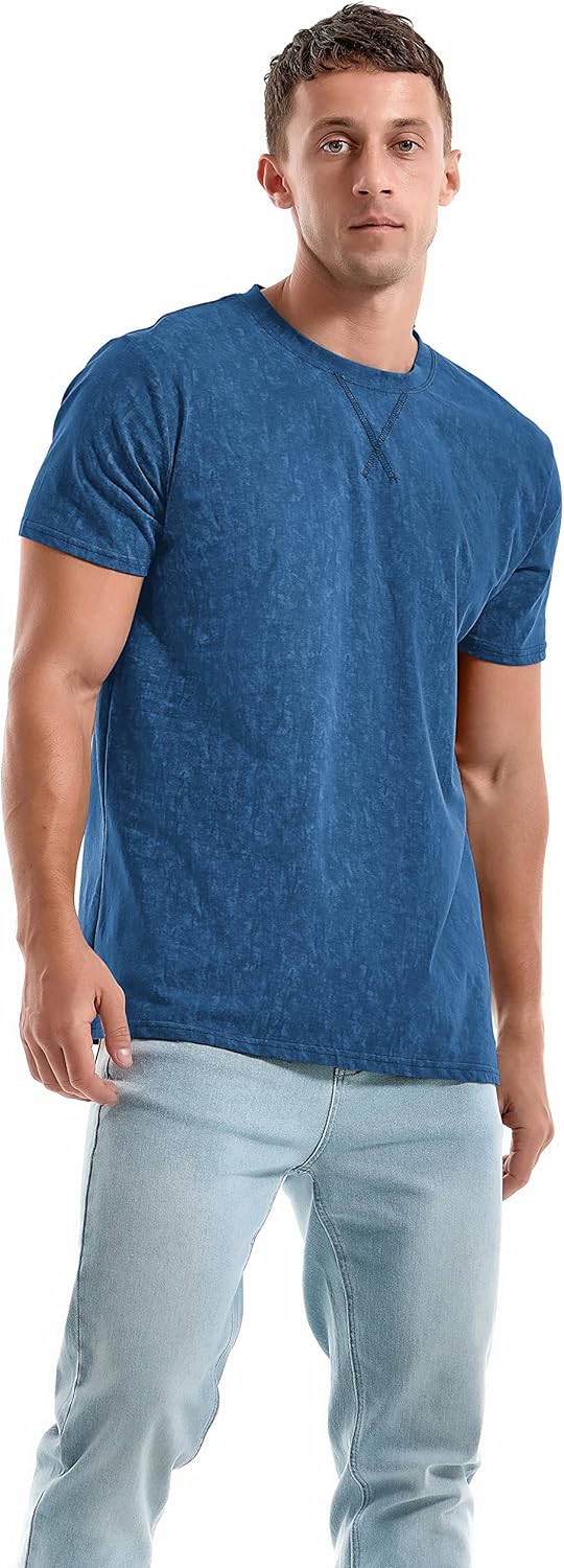 Men's T-Shirts Premium Cotton Crew Neck Tees
