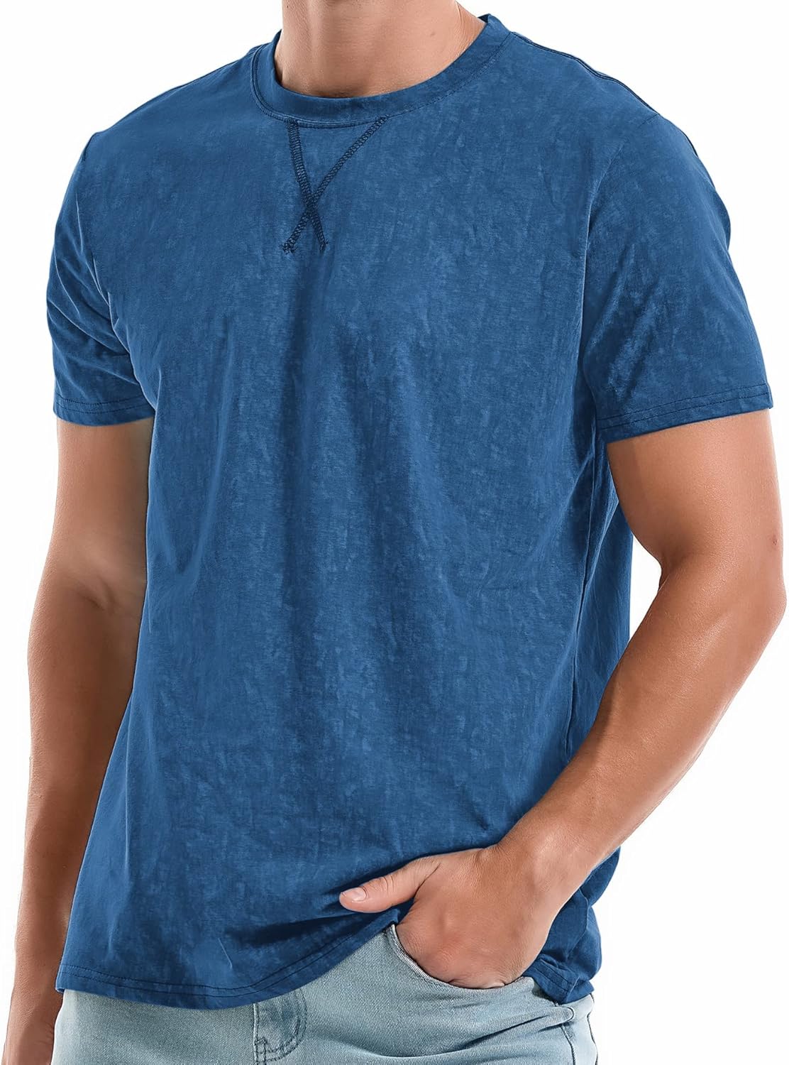 Men's T-Shirts Premium Cotton Crew Neck Tees