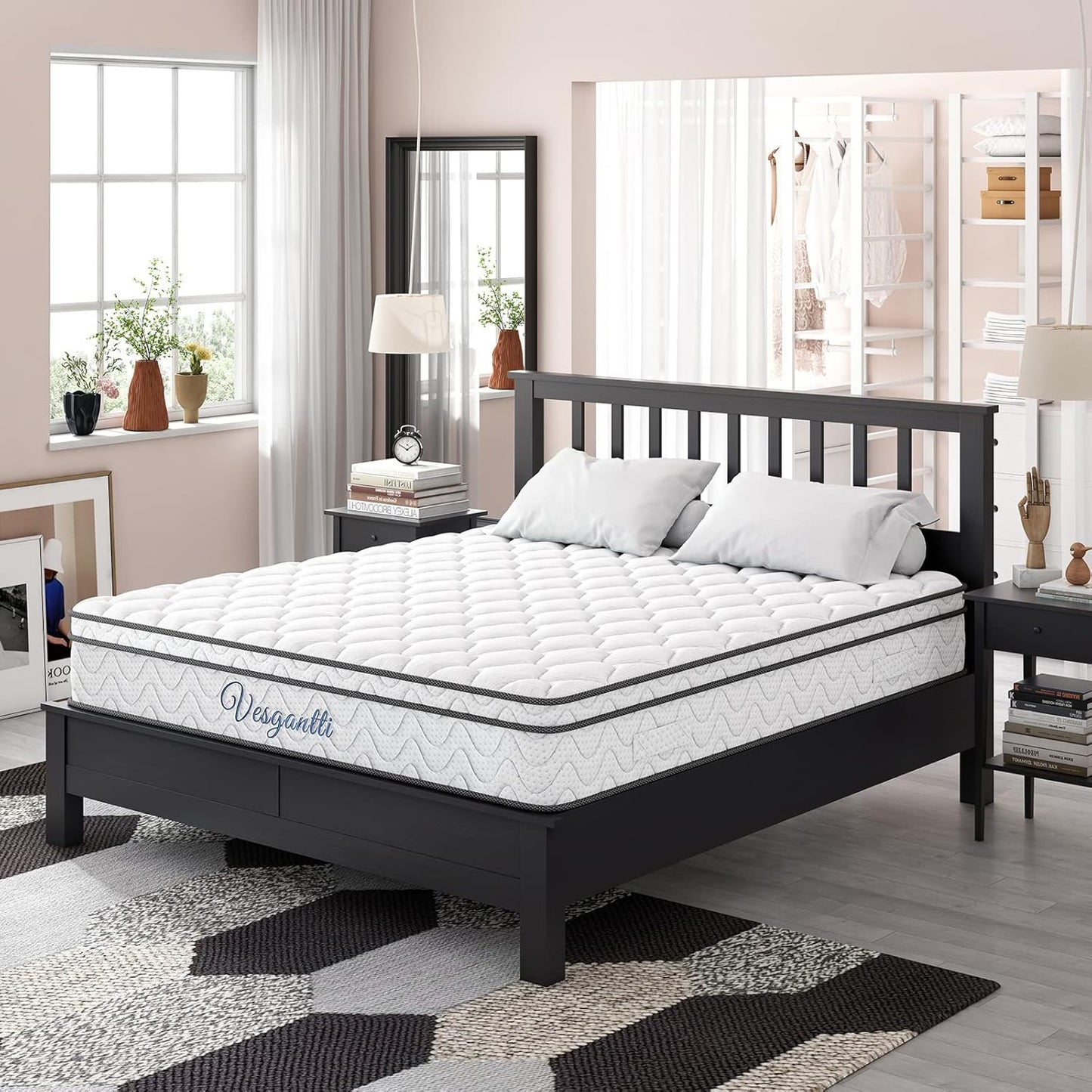 10 Inch Hybrid Mattress in a Box with Memory Foam