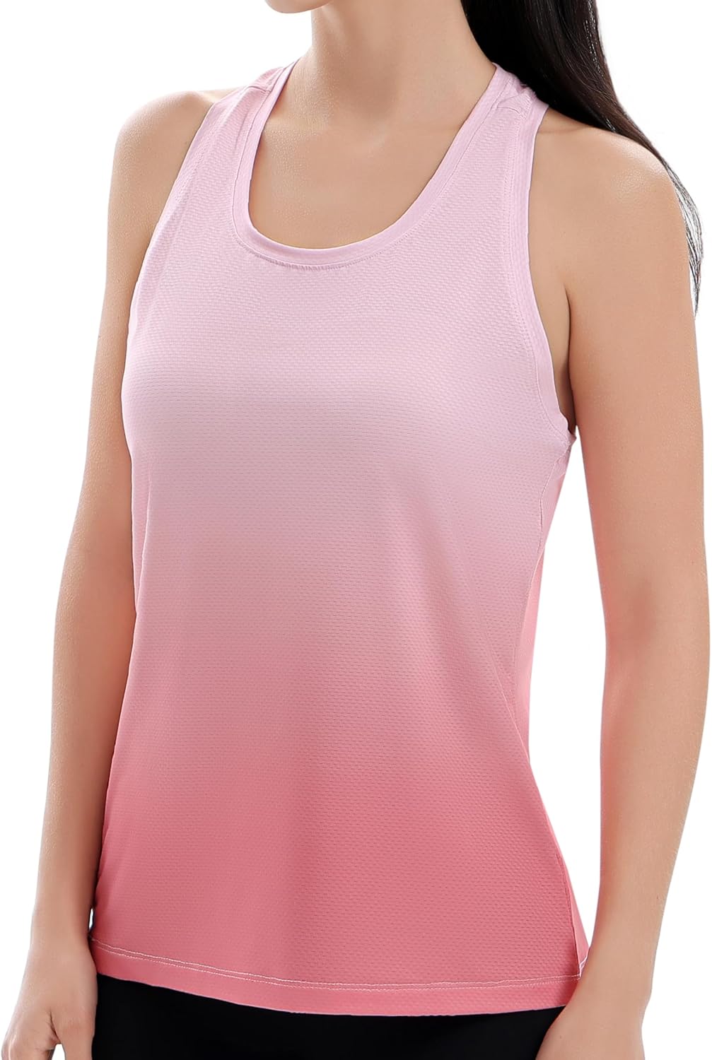 Womens Racerback Workout Tank Tops Lightweight for Running Yoga Gym Casual